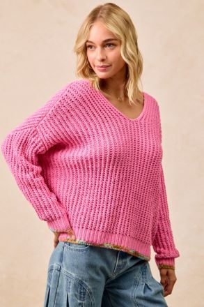 Candy Pink Sweater