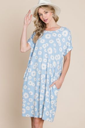 Oops-a-Daisy Tee Dress