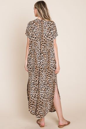 Lovely Leopard Tee Dress