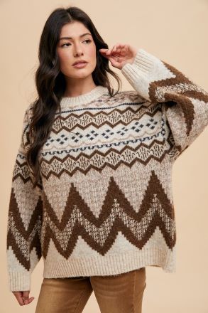 Forever Winter Fair Isle Sweater