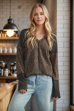 Wild Things Ribbed Top