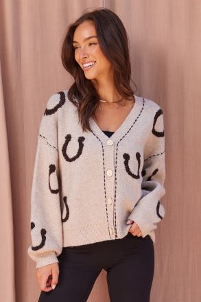 Horse Shoe Cardigan